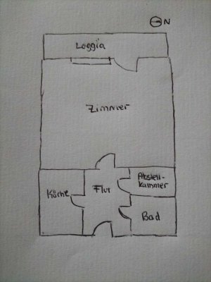 Untermiete 1-Zimmer-Wohnung mit Balkon und EBK in Berlin Lankwitz