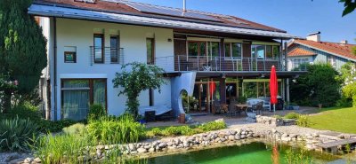 Großes Architekten Haus mit Schwimmteich, provisionsfrei