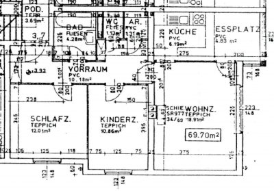 Geförderte 3-Zimmer Mietwohnung | ca. 69 m²
