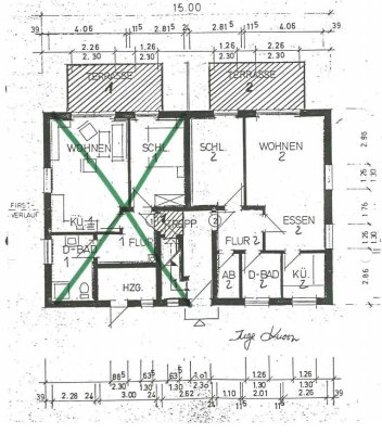 schöne 2-Zimmer Wohnung mit Terrasse und großem Garten in Born am Darß