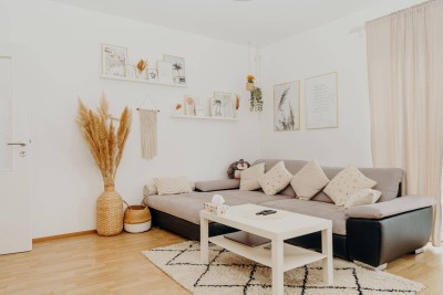 Nachmieter/in für helle Genossenschaftswohnung mit Balkon &amp; Parkplatz gesucht (84 m², Kaufoption ab 2026)