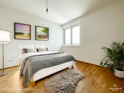 PROVISIONSFREI - NEUBAU | 3-Zimmer Obergeschosswohnung mit großem Balkon im Zentrum