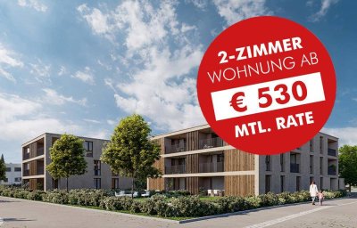 Ruhig wohnen nahe Zentrum: 2-Zimmer Wohnung mit Garten (Top B01)