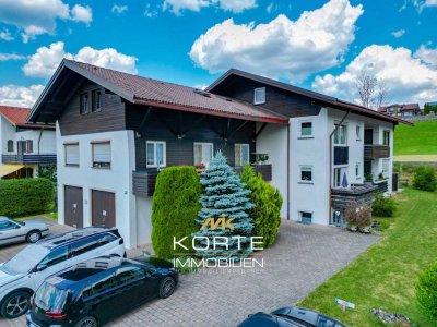 SOFORT VERFÜGBAR: 
 Geräumige 3-Zimmer-Wohnung in 
 Oberstaufen im Allgäu