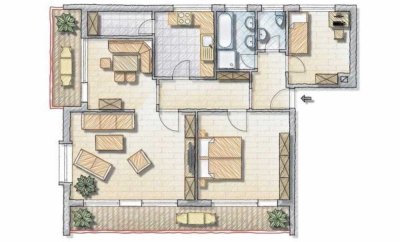 Helle 4-Zimmer Wohnung ab sofort frei