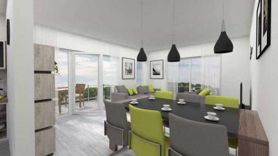 WOW 4 Zi.  Traum  Wohnung Neubau mit Balkon in Top Wohnlage Bieber Nord