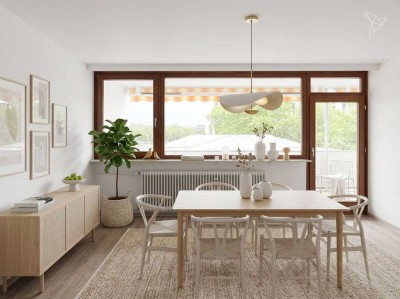 GROßZÜGIGER WOHNKOMFORT ✨ Gepflegte 4-Zimmer-Wohnung mit Süd- & Westbalkon in Heidelberg!