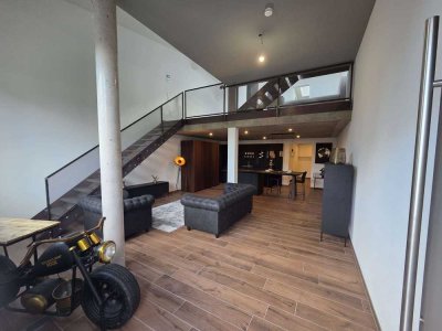 Exklusives möbliertes Loft-Appartement mit ca. 119 m², Erstbezug in Top Lage in Freiburg Mooswald
