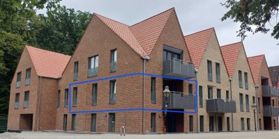 Moderne seniorengerechte 3-Zimmer Wohnung im Erstbezug im Herzen von Drensteinfurt direkt am Schloss