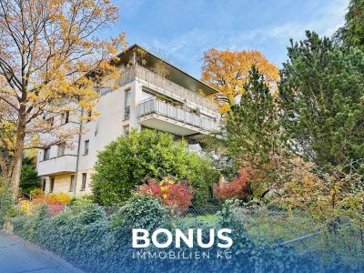 Top-Gartenwohnung Weißer Hirsch: Südterrasse, Marmor, 12 €/m² Miete & Tiefgarage