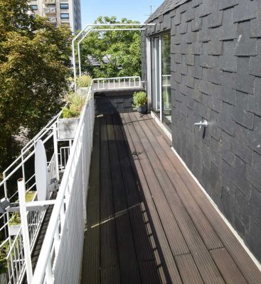 Penthouse/Maisonette* Panoramablick auf ca. 97m² im Agnesviertel* 4 Balkone* Stellplatz* Aufzug