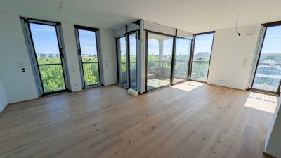 Dachgeschosswohnung mit Blick über Schwabing