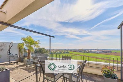 Freier Blick bis zum Horizont: 4-Zimmer-Penthouse-mit Dachterrasse und atemberaubendem Panoramablick