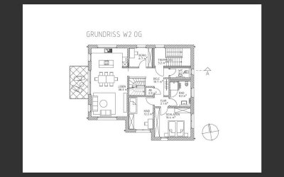 Neubau 8-Zimmer-Wohnung mit luxuriöser Innenausstattung in Zweifamilienhaus
