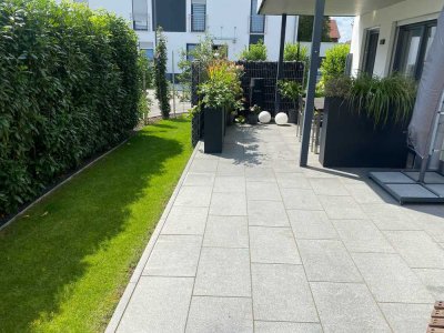 Landshut West: Hochwertige Erdgeschosswohnung mit Terrasse und EBK in ruhiger Lage