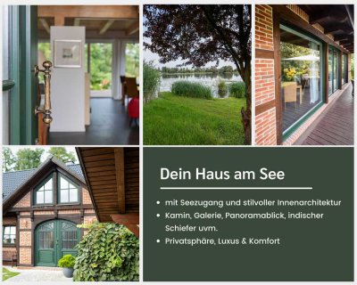Exklusiver Ausblick: Fachwerkhaus am See mit Anbaupotential in Grünheide