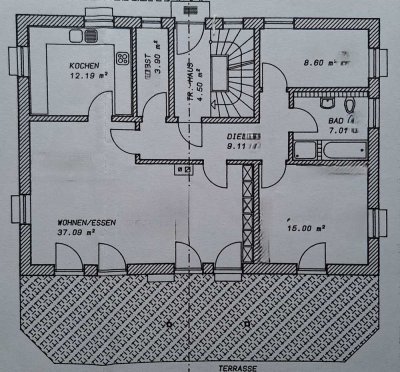 Erdgeschosswohnung in Neunburg vorm Wald mit schönem Garten und großer Terrasse