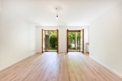 +++ Erdgeschoss mit Süd-Terrasse - zentral & bequem - frisch renoviert - inklusive EBK & TG +++
