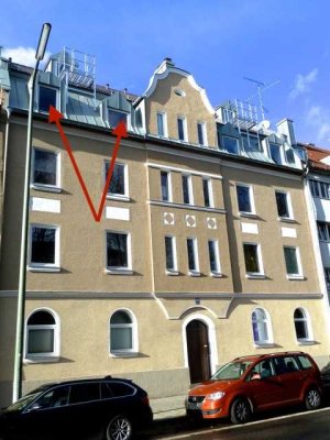 Flauchernah:  großzügige 3-Zimmerwohnung mit Wohnküche in einem Altbau
