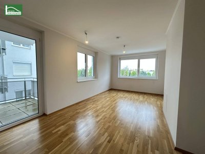 Hochwertige Wohnung mit großem Balkon nahe S-Bahn und Schwechat Zentrum! GEMEINSCHAFTLICHE DACHTERRASSE!