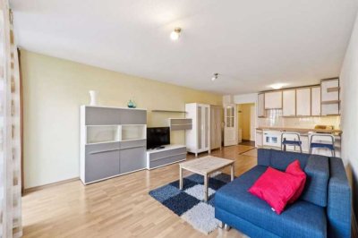 Attraktive möblierte 1-Zimmer-Wohnung mit Terrasse in München-Pasing