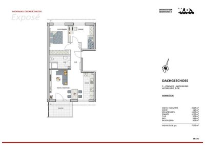 Charmante 3-Zimmer-Wohnung mit Balkon und Blick ins Grüne
