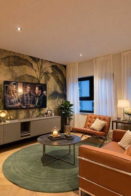 2 ZKB I Modern möbliertes Apartment – City, HBF & Messe fußläufig