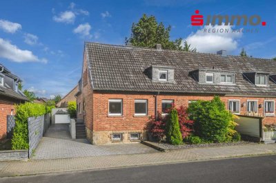 Charmantes Einfamilienhaus mit sonnigem Grundstück
und Garage in sehr beliebter und ruhiger Lage