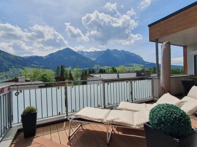 Traumhafte 6-Zimmer Wohnung - Sauna, Terrasse mit Berg- und Seeblick am Walchsee