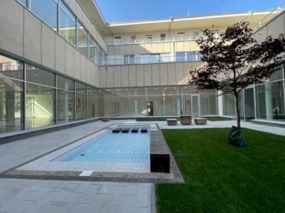 * Gästehaus am Clara Park * MEGA TERRASSE * 1 Zimmer * 07/26 * Fußbodenheizung *