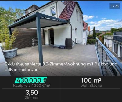 Schöne ,helle, stylische und sanierte Wohnung in Heilbronn Neckargartach