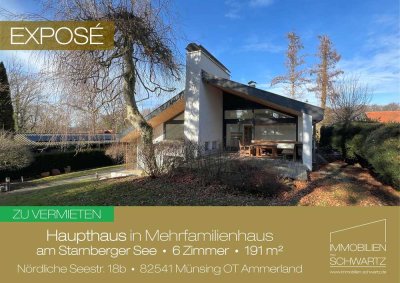 Haupthaus in MFH am Starnberger See  •  6 Zimmer  •  191 m² + Garten