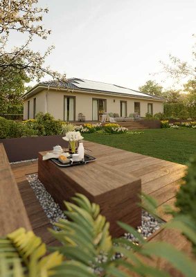 Ein Haus mit Herz, alles auf einer Ebene – nach Ihren Wünschen gebaut, massiv und einzigartig.