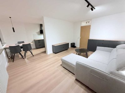 Frisch sanierte und komplett möblierte 2-Zimmer-Wohnung im Weberdorf