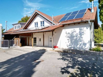 Vielseitige Doppelhaushälfte mit Gewerbeeinheit im Markt Waal- Wohnkomfort trifft Unternehmergeist