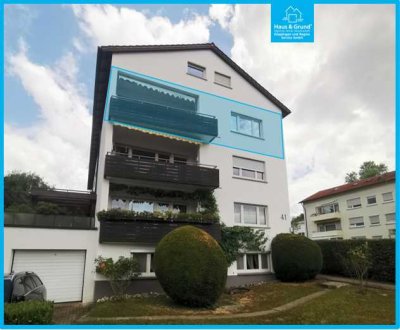 Großzügige 4-Zimmer-Wohnung mit großem Wohn-Ess-Bereich und Balkon sowie Gartenmitnutzung