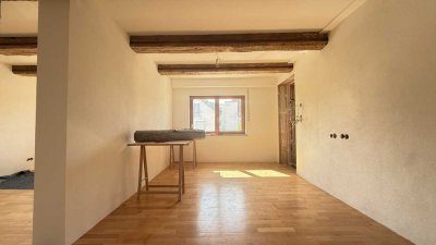 CHARMANT, STADTNAH, IM GRÜNEN! Neu ausgebaute 1 1/2-Zi.-Single-Wohnung mit SüdWest-Terrasse