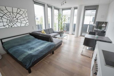Möbliertes, extrem helles Apartment in zentraler Lage