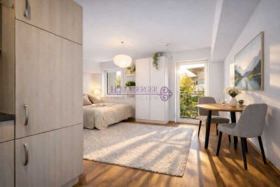 Sonniges West-Apartment mit Südbalkon, Tiefgarage & hochwertiger Pantryküche!