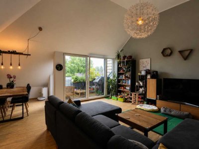 Großzügige 3-Zimmer-Dachgeschosswohnung mit Dachterrasse, 2 Bädern und Aufzug in Haaren!