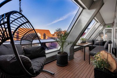 Exklusive Maisonettewohnung im Herzen von Ulm mit Blick auf das Münster