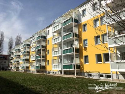 2-Raumwohnung mit Dusche und Balkon