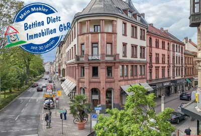DIETZ: 3-4-Zimmer-Dachgeschosswohnung mit Aufzug - Beste Innenstadtlage von Aschaffenburg!