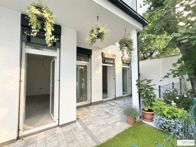 Erstbezug in U-Bahn-Nähe! Liebevoll generalsanierte 2-Zimmer-Wohnung / Büro mit Eigengarten und Terrasse