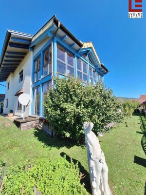 2-Familienhaus in Klagenfurt Land mit Wintergarten & Pool