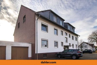 Modernisierte 3-Zimmer-Wohnung mit Garage, Stellplatz und Gemeinschaftsgarten