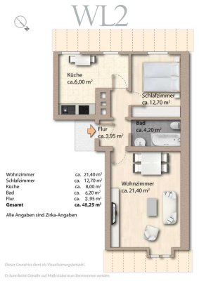Charmante 2-ZKB! Modernisiertes Haus (Dach, Dämmung, Fenster, Heizung) – provisionsfrei