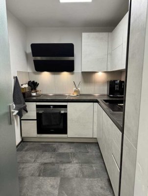 Stilvolle 3,5-Zimmer-Maisonette-Wohnung mit gehobener Innenausstattung mit Einbauküche in Kempten