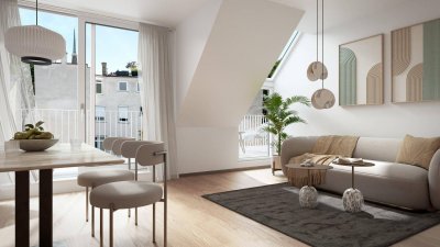 THE TEMPTATION - Vorsorgewohnung - 1.DG - 2 ZI - große Ostterrasse