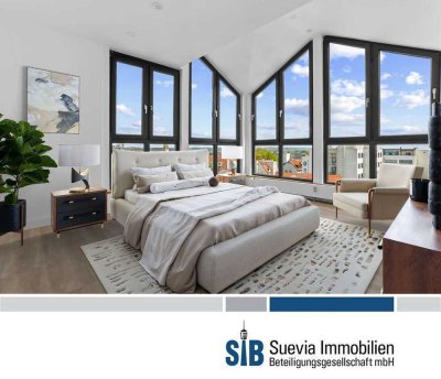 Moderne und lichtdurchflutete 3,5 Zimmer-Penthouse-Wohnung mit Terrasse in Filderstadt-Bernhausen